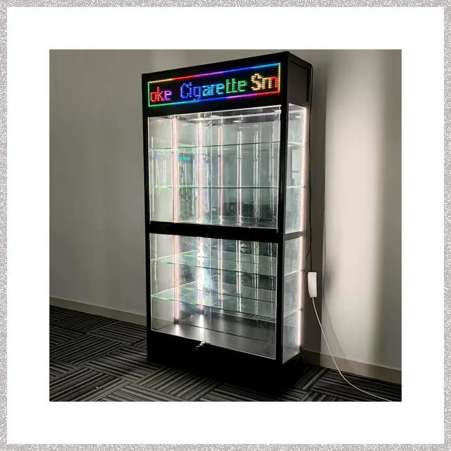 Full Vision Wall case with LED DIY Words, large size 48" x 79"