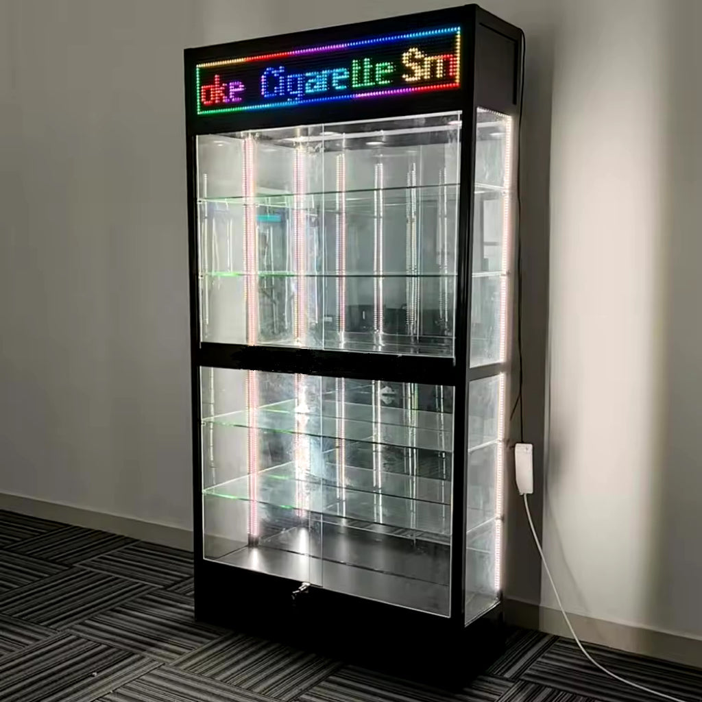 Full Vision Wall case with LED DIY Words, large size 48" x 79"