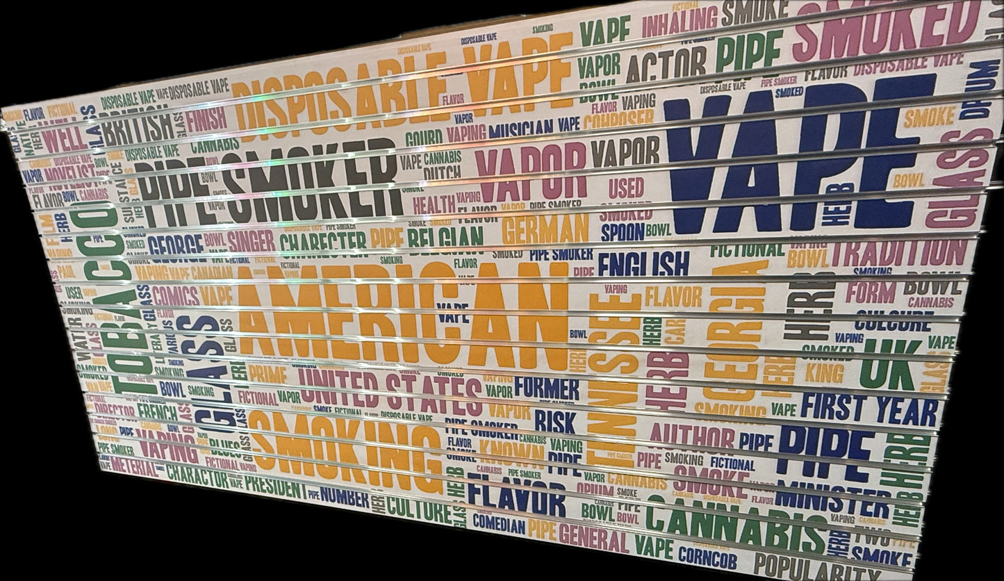 Custom Slot Wall- Theme words with Metal Slatwall Insert