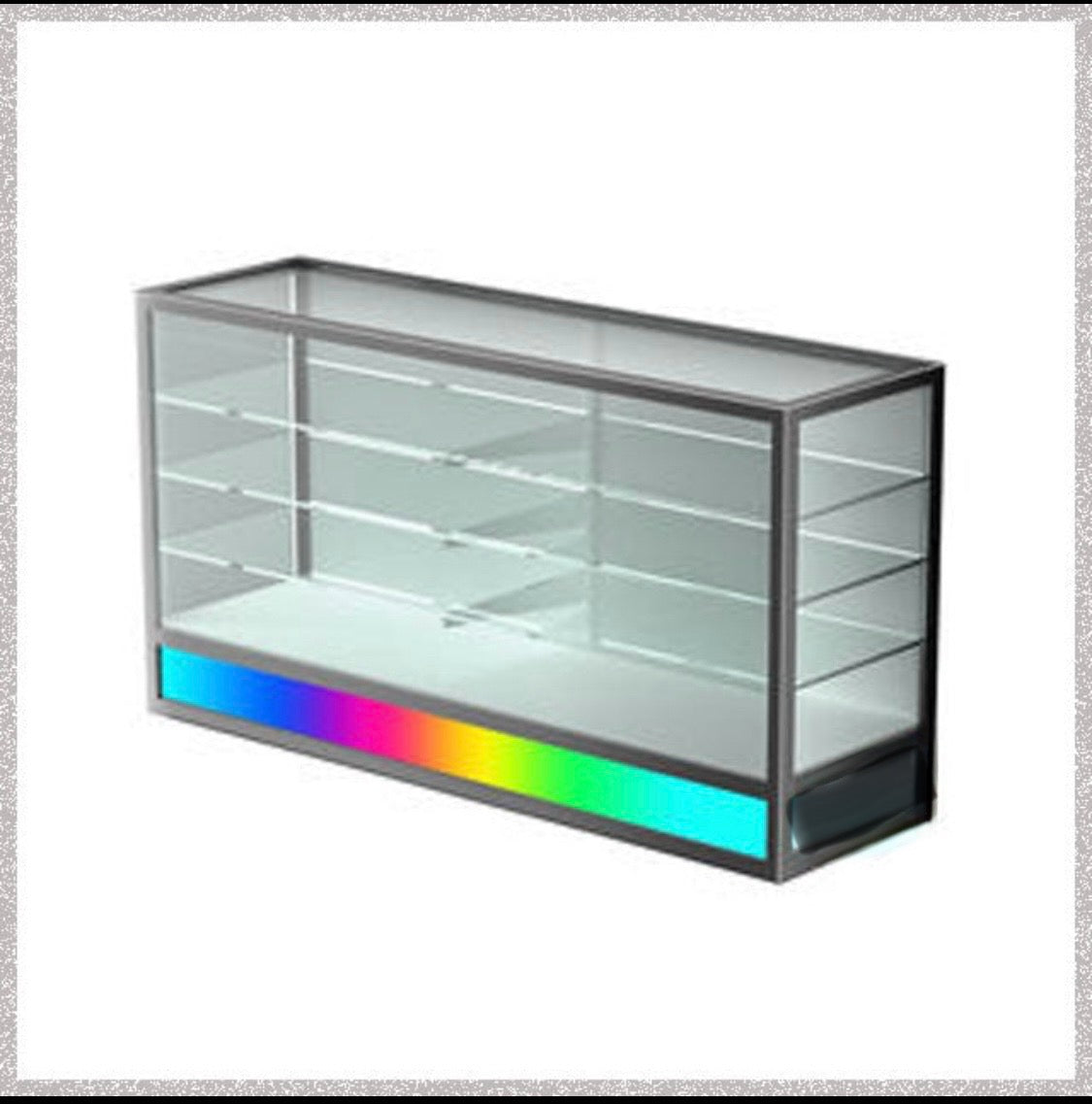 4FT Extra Vision Controllable LED Music Wave Light Showcase black