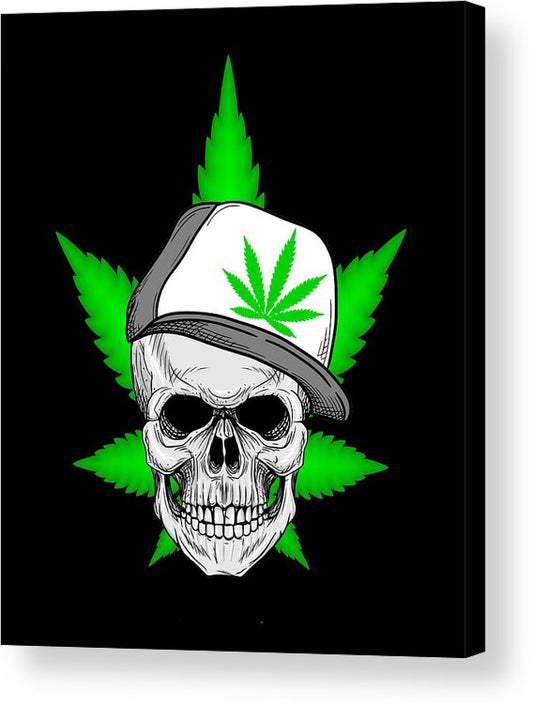 Weed Skull 35" LED Neon Sign Light Pop Art (Copy)