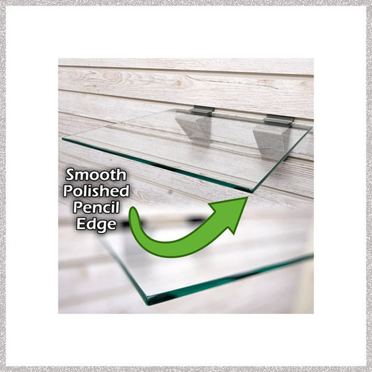 4FT Glass Shelf  for slatwall 12x48