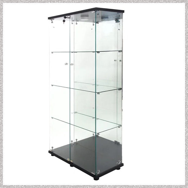 Full Vision Wall Case Frameless 48" Black