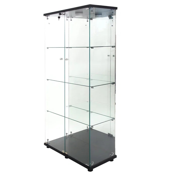 Full Vision Wall Case Frameless 48" Black